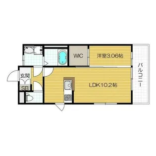 ORACION吹田【6階】の間取り