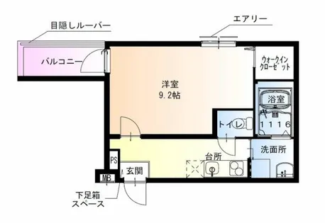フジパレス阪急茨木北【1階】の間取り
