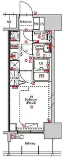 MAXIV東別院【4階】の間取り
