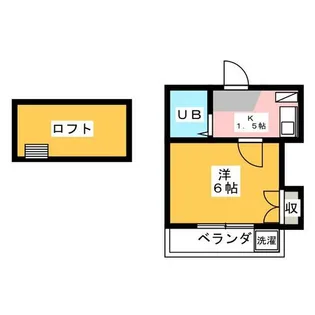 フェリシア東枇杷島【2階】の間取り