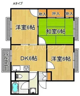 コンフィアンス【1階】の間取り