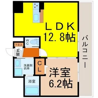 Ceres志賀本通【3階】の間取り