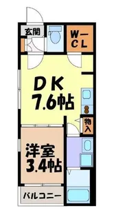 イルフィオーレ【3階】の間取り