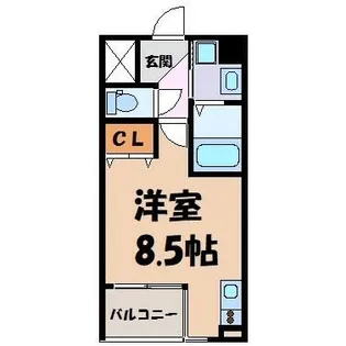 CITY SPIRE名駅北【2階】の間取り
