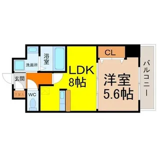 アイン橘【6階】の間取り