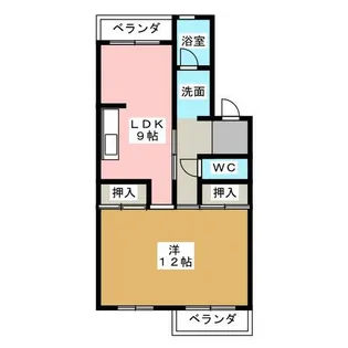 メゾン京命【2階】の間取り