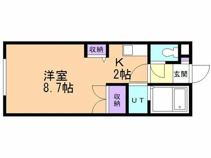 リジェ中島【103号室】の間取り