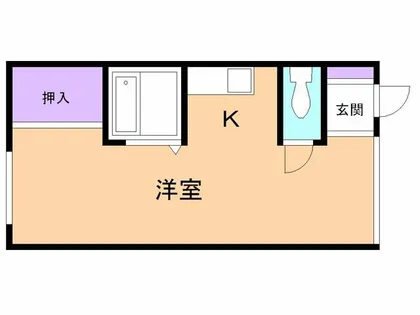 メゾン白樺【C-212号室】の間取り