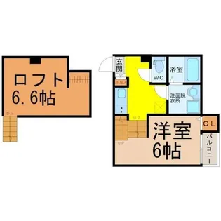 愛知県名古屋市守山区新守西【アパート】の間取り