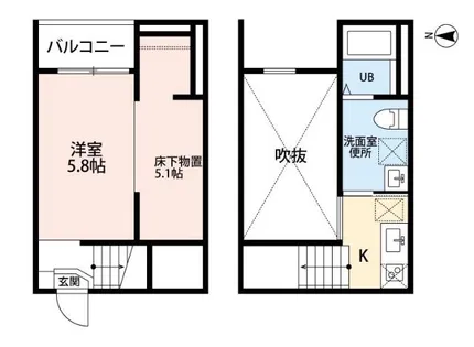 愛知県名古屋市中川区大塩町3丁目【アパート】の間取り