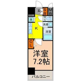 愛知県名古屋市中区正木4丁目【マンション】の間取り