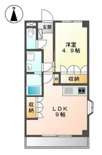 ファーストアルカディア【2階】の間取り