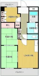 メゾン背戸口【303号室】の間取り