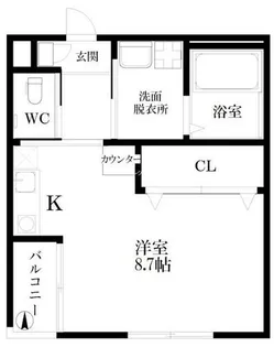 ハイステージ丸和【3階】の間取り