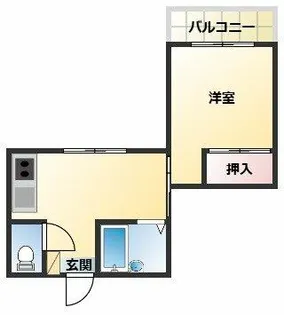 I Cube 流町【1階】の間取り