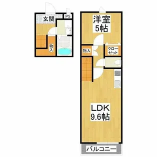 スリーハーブズ狭山Ⅱ番館【2階】の間取り