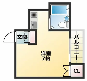 アネシオン平野【2階】の間取り