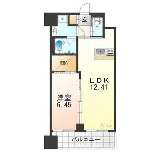 プレジオ帝塚山【5階】の間取り