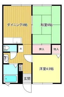 ふらわぁコーポ【201号室】の間取り