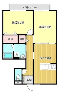 メゾン・ストークA棟【1階】の間取り