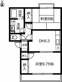AVANT AGE1994【203号室】の間取り