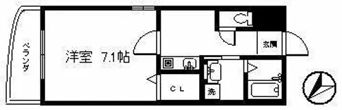 CARMEL(カーメル)【1階】の間取り
