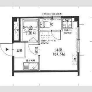 池田マンション【403号室】の間取り