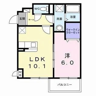 プレミアスペース2【3階】の間取り