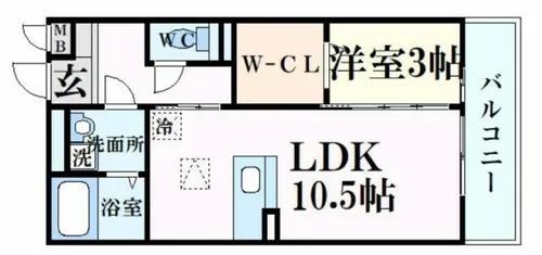 アバンセ121【1階】の間取り