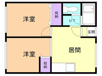 ハイム・デ・ルーア【201号室】の間取り
