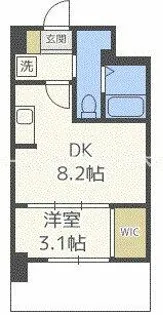 ARISTO扇町【4階】の間取り