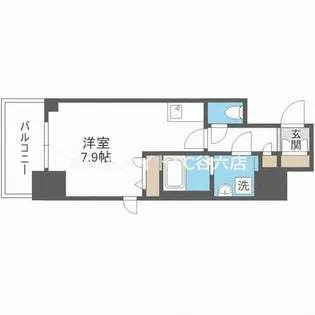 BPRレジデンス江坂【3階】の間取り