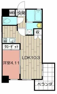 PROTO CITY TOBATA【2階】の間取り