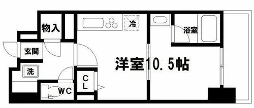 KDX堺筋本町レジデンス【2階】の間取り