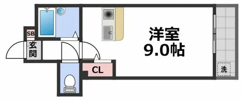 IVY FLAT(アイビーフラット)【2階】の間取り