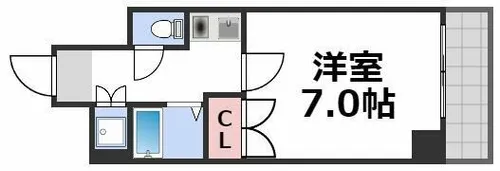 フォレステージ緑橋【2階】の間取り