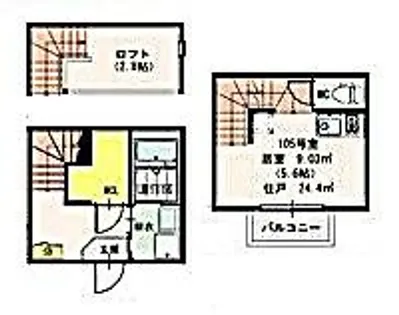 GiftⅠ【1階】の間取り