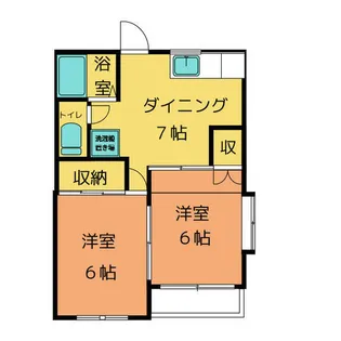 シャルムⅡ【2階】の間取り