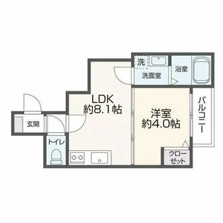 Muse ZioⅢ【2階】の間取り