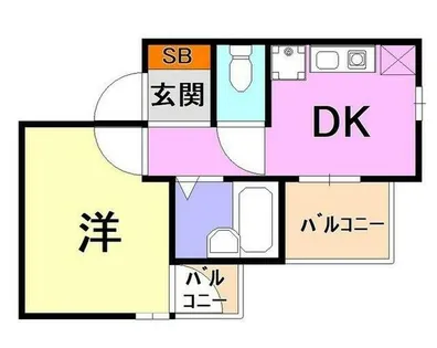 アメニティ東神戸【3階】の間取り