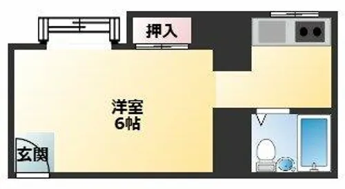ヴィラ上善【2階】の間取り