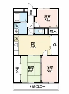 GLANZGARDEN【4階】の間取り