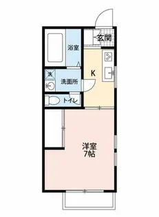 グリーンヒル【F号室】の間取り