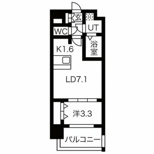 メイクスデザイン上前津【12階】の間取り