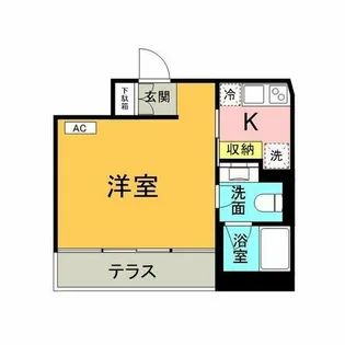 HARVEY RESIDENCE覚王山【6階】の間取り