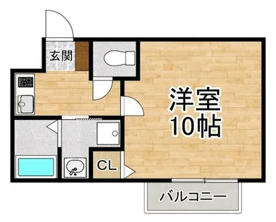 アークリード大津【3階】の間取り