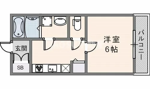 ドリームハウス【115号室】の間取り
