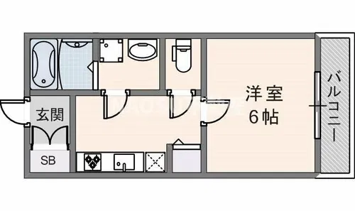 ドリームハウス【115号室】の間取り
