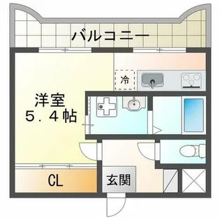 サンコーポ千代ヶ丘【202号室】の間取り