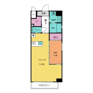 KAYA MEIEKI【9階】の間取り